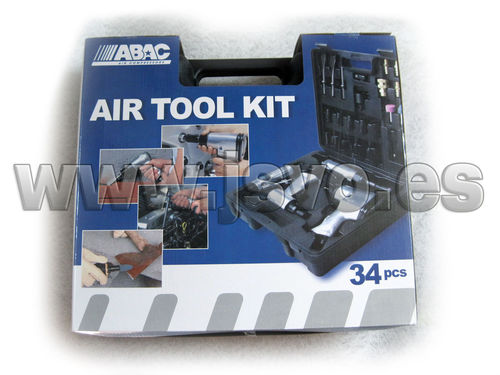 Kit 34 herramientas neumáticas ABAC