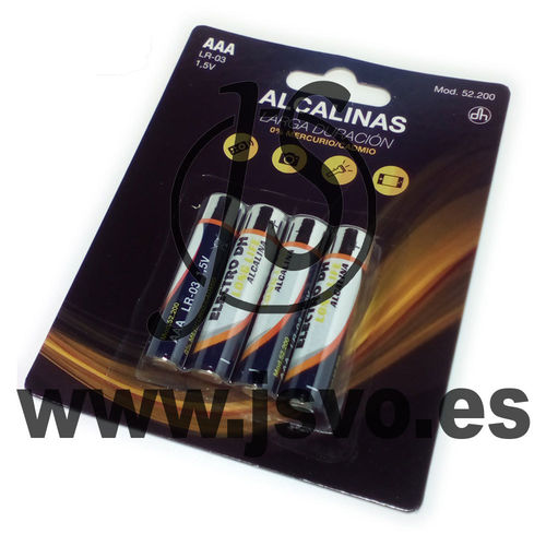 Pilas alcalinas LR-03/AAA Electro dh 52.200