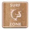 Señal Surf "Surf Zone" 145×145×3mm Melamina