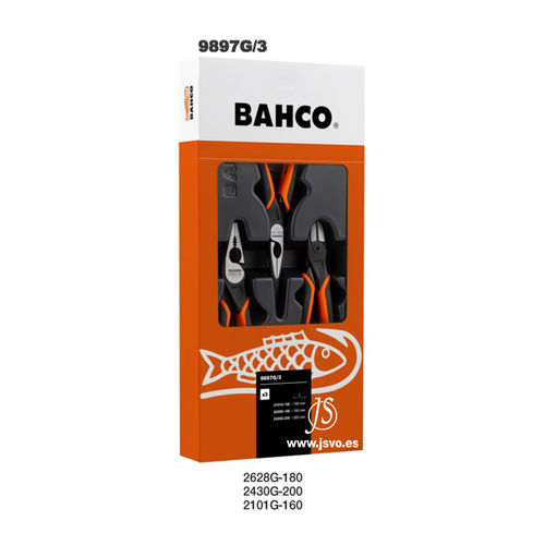 Bahco 9897G/3 Set 3 Alicates ERGO™