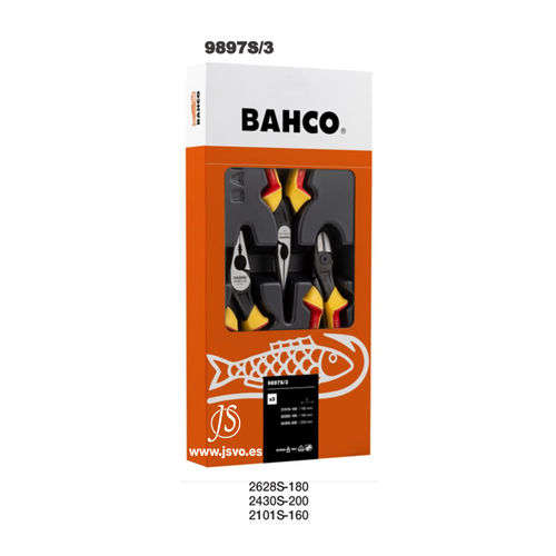 Bahco 9897S/3 Set 3 Alicates ERGO aislados
